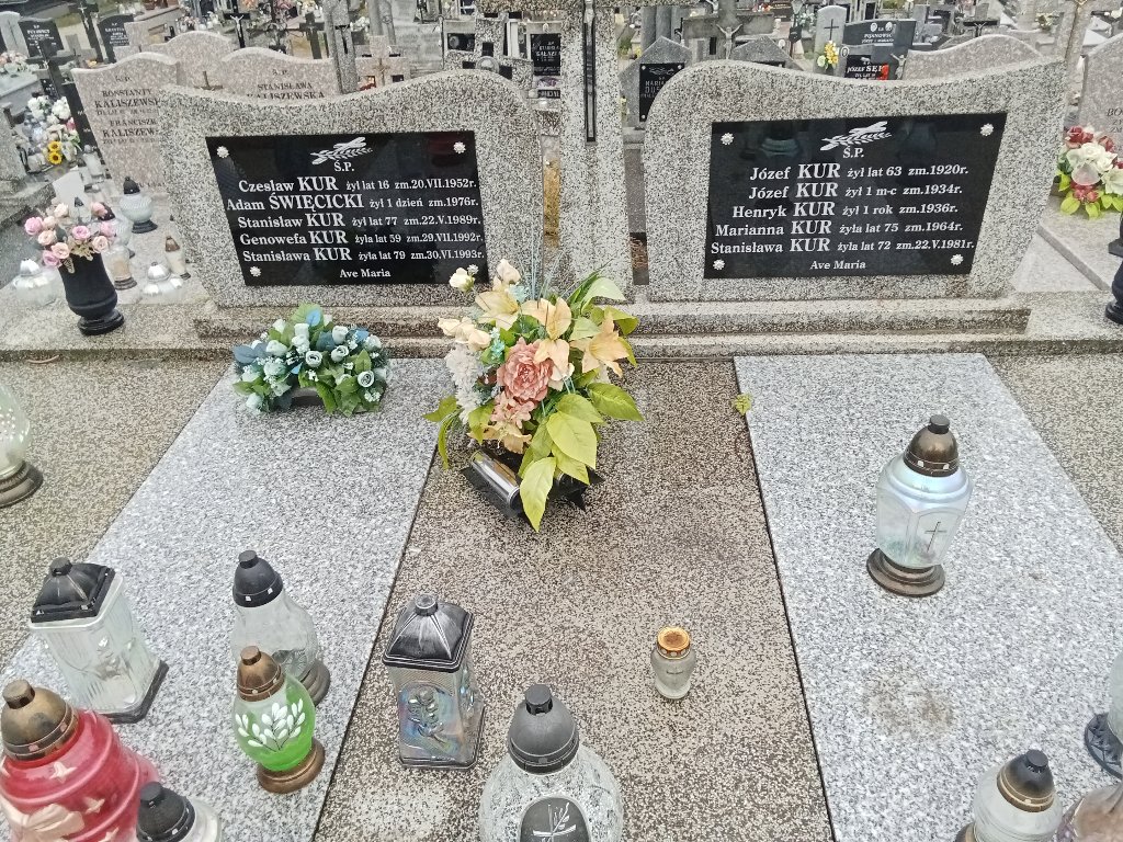 Grób Czesław Kur