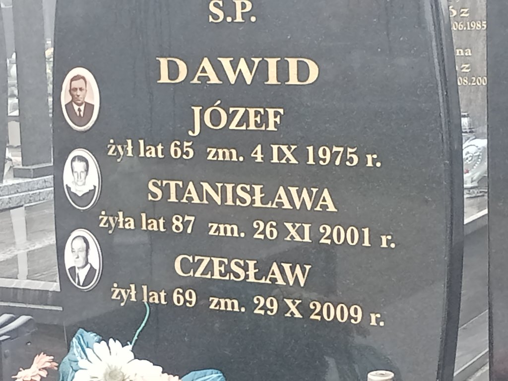 Grób Józef Dawid