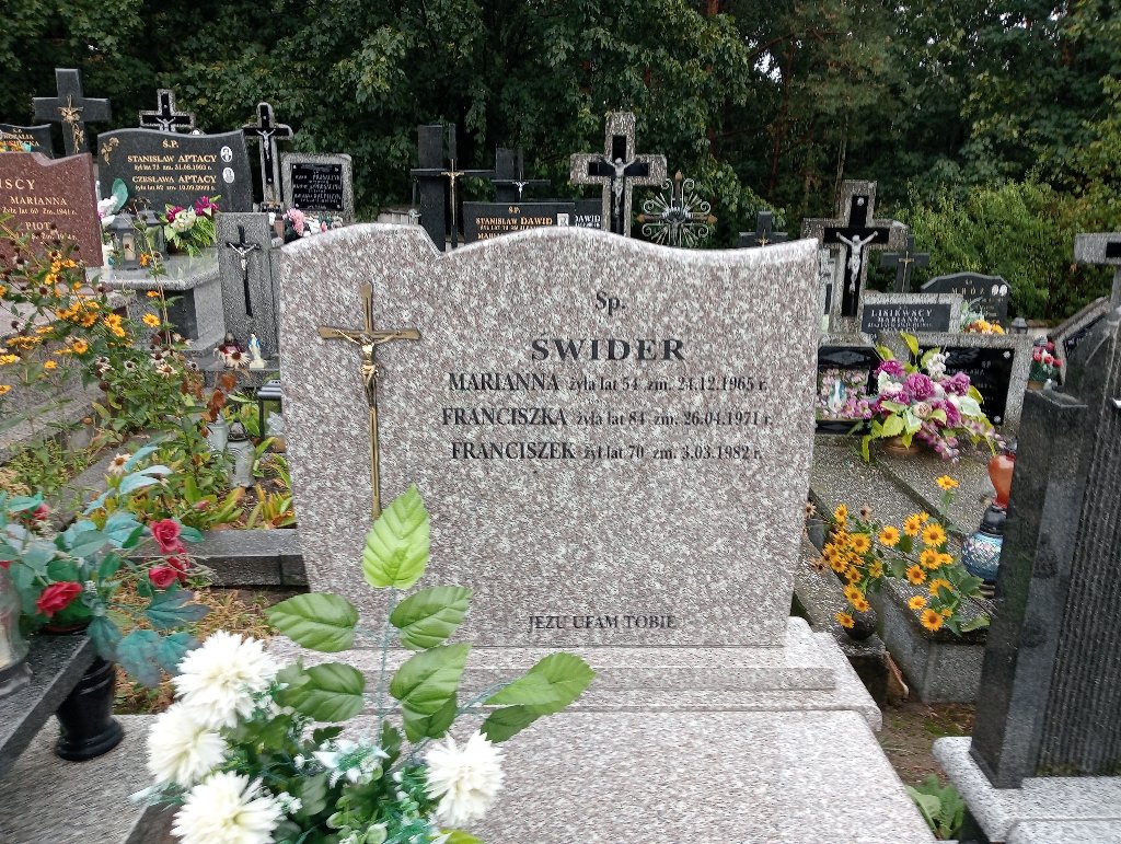 Grób Franciszek Świder
