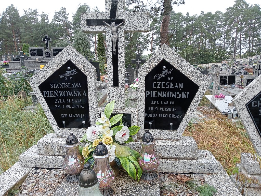 Grób Stanisława Pieńkowska